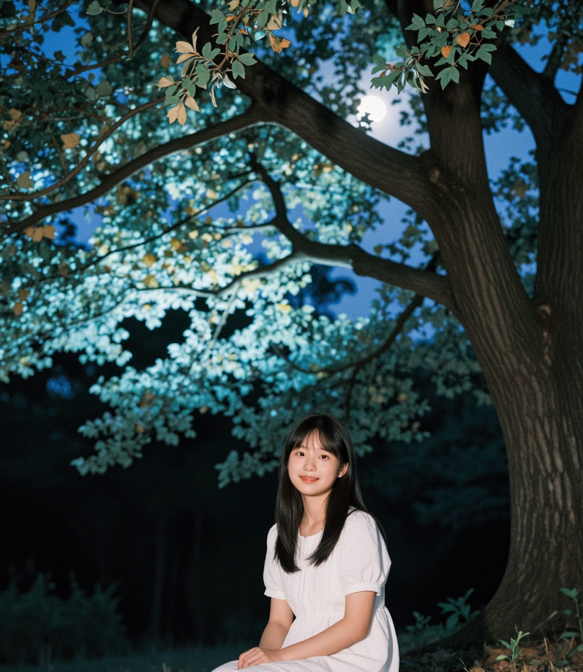 빛나는 나무 아래서